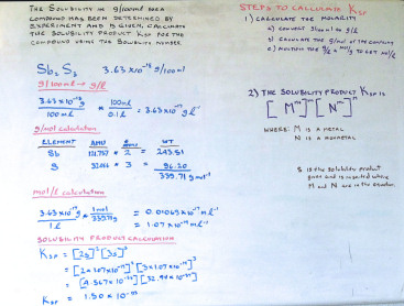 Calculate Ksp From Solubility