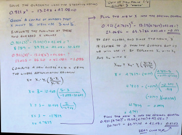 Equation Solution - Iterative Method