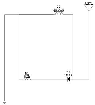 Base Schematic of XTAL Radio