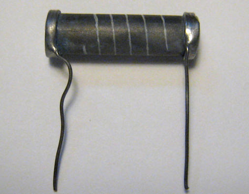 KOA 680 ohm 1 Watt resistor - spiral cut