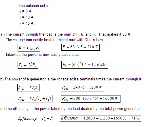 Circuit layout for problem 1-12