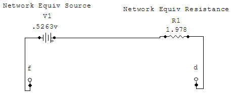 Thévenin Equivalent Network