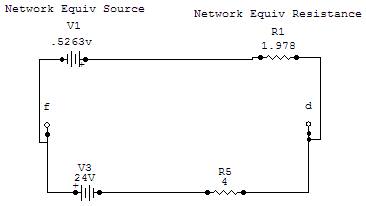 Thévenin Equivalent Network with Load