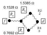 Y Network Resistance Configuration with values