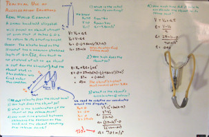 Whiteboard Notes - Practical Use of Acceleration Equations 1 